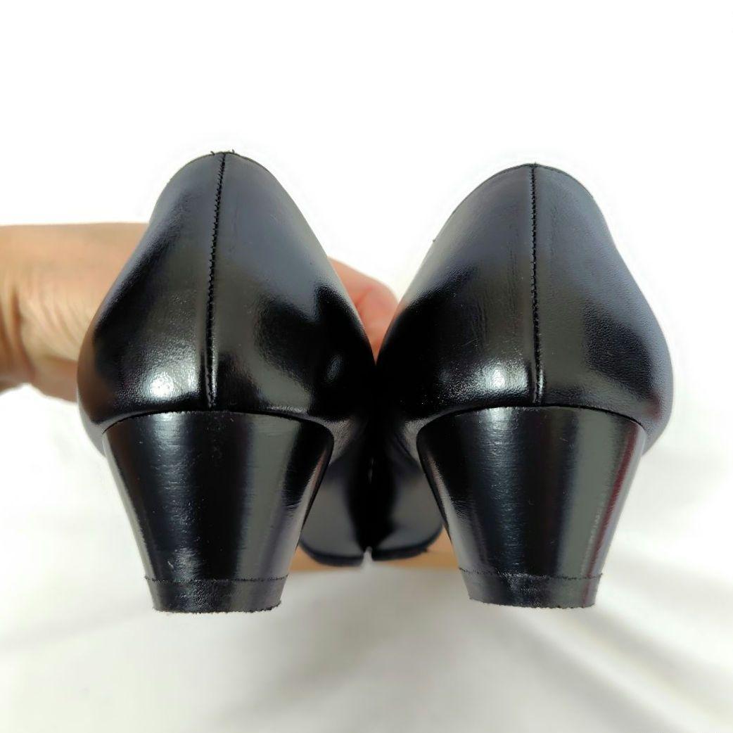 ✨️腕利き職人のリペア済✨️美品【フェラガモ】 ヴァラ パンプス 黒24.5cm