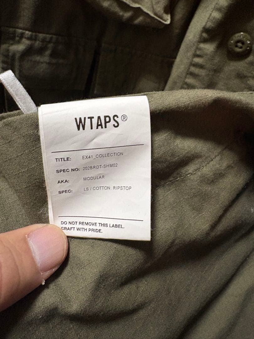 トップス WTAPS 20AW MODULAR LS COTTON. RIPSTOP