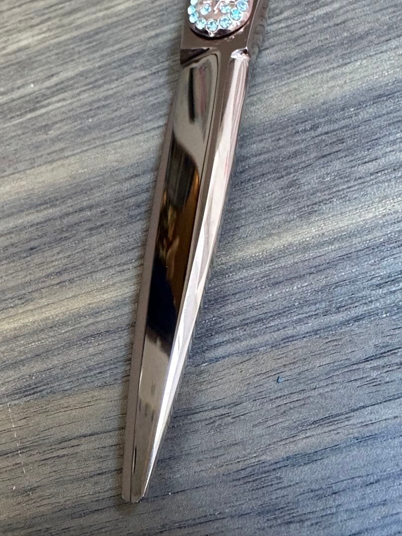 6インチ ピンクゴールド　スターデコレーション　カットシザー