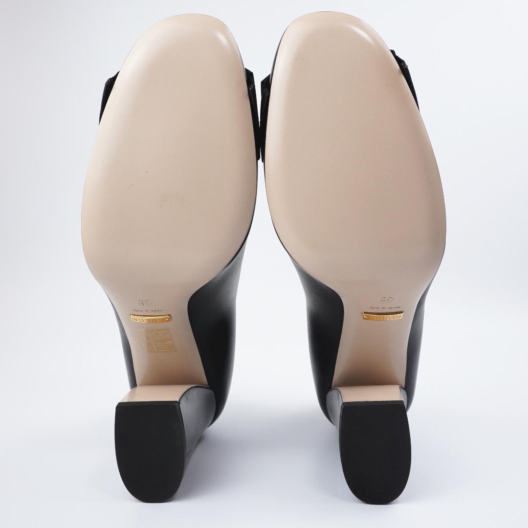 24cm レア Gucci パンプス IT38 パール BEE　新品保存品