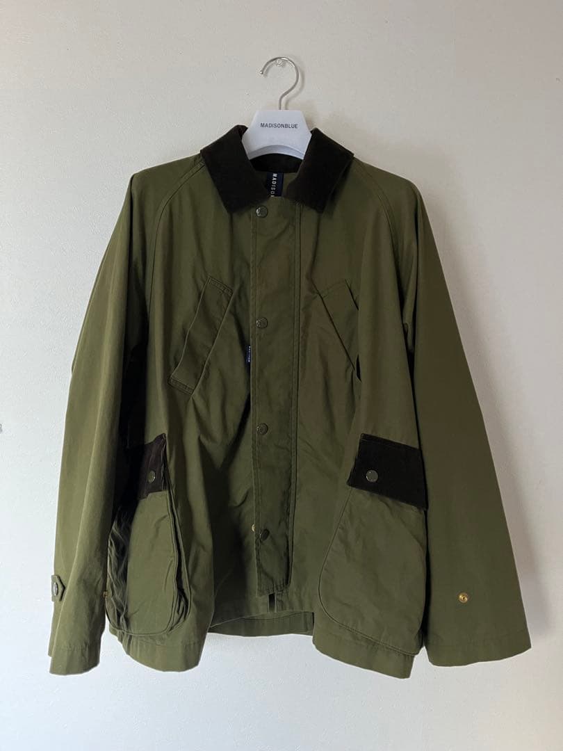 ジャケット・アウター MADISONBLUE HUNTING SHORT CT WAXED CLOTH