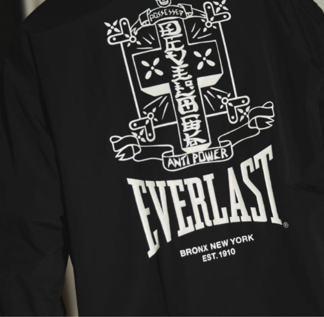 Everlast Devilock コーチジャケット ナイロンジャケット 黒