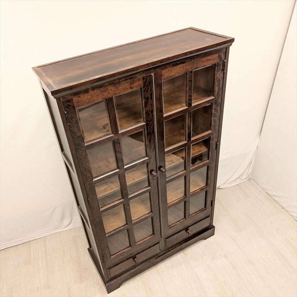 北海道民芸家具　樺　無垢　本棚　本箱　書棚　ブックシェルフ　キャビネット　飾り棚