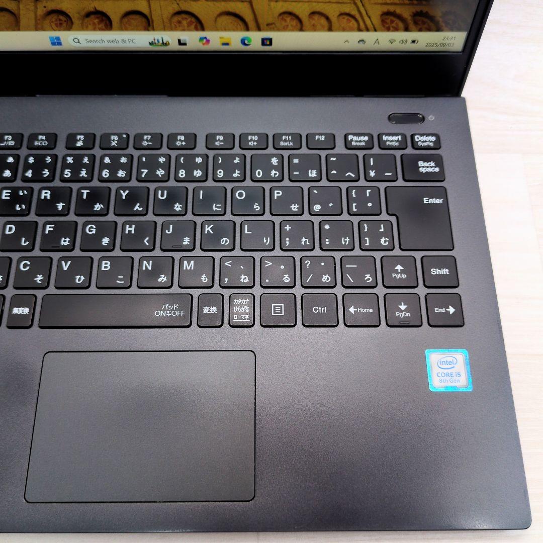 ノート パソコン 第8世代 i5 8GB 256GB 液晶 13.3 P008