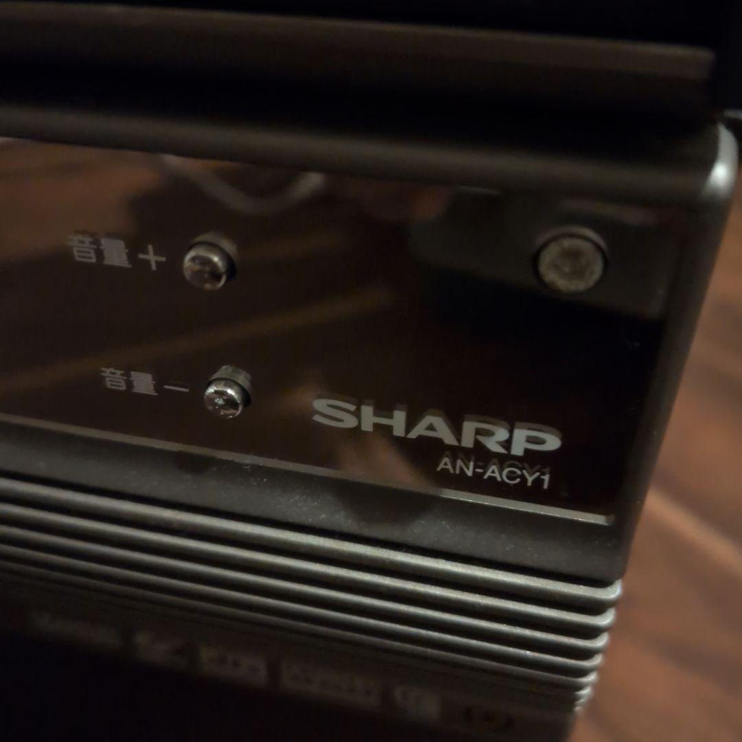 サブウーファー内蔵 シャープシアターサラウンドテレビ台 AN-ACY1リモコン付