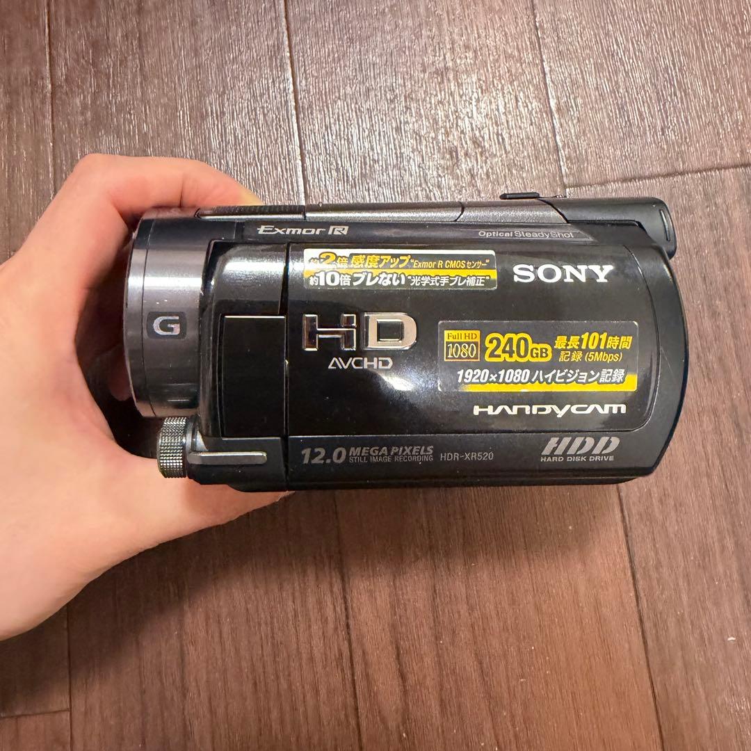 Sony HDR-XR520V 240GB ハンディカム 動作確認済　オマケ付