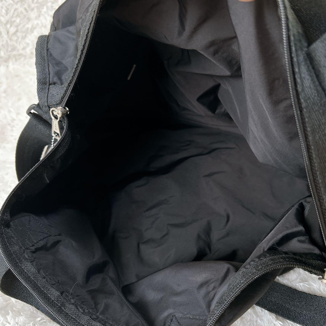 レスポートサック　ボストンバック　２WAY　ハンドバック　鍵付き　ブラック