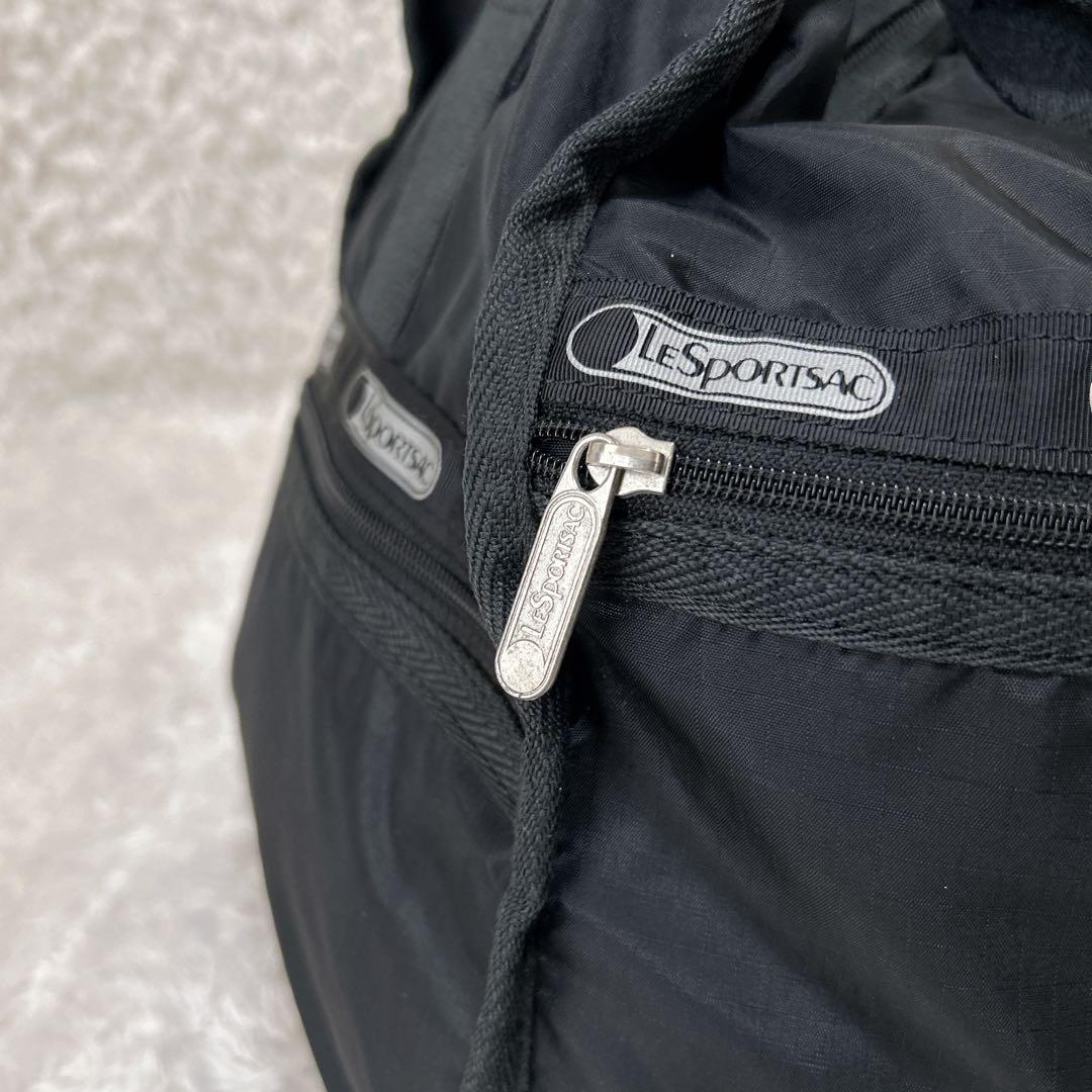 レスポートサック　ボストンバック　２WAY　ハンドバック　鍵付き　ブラック