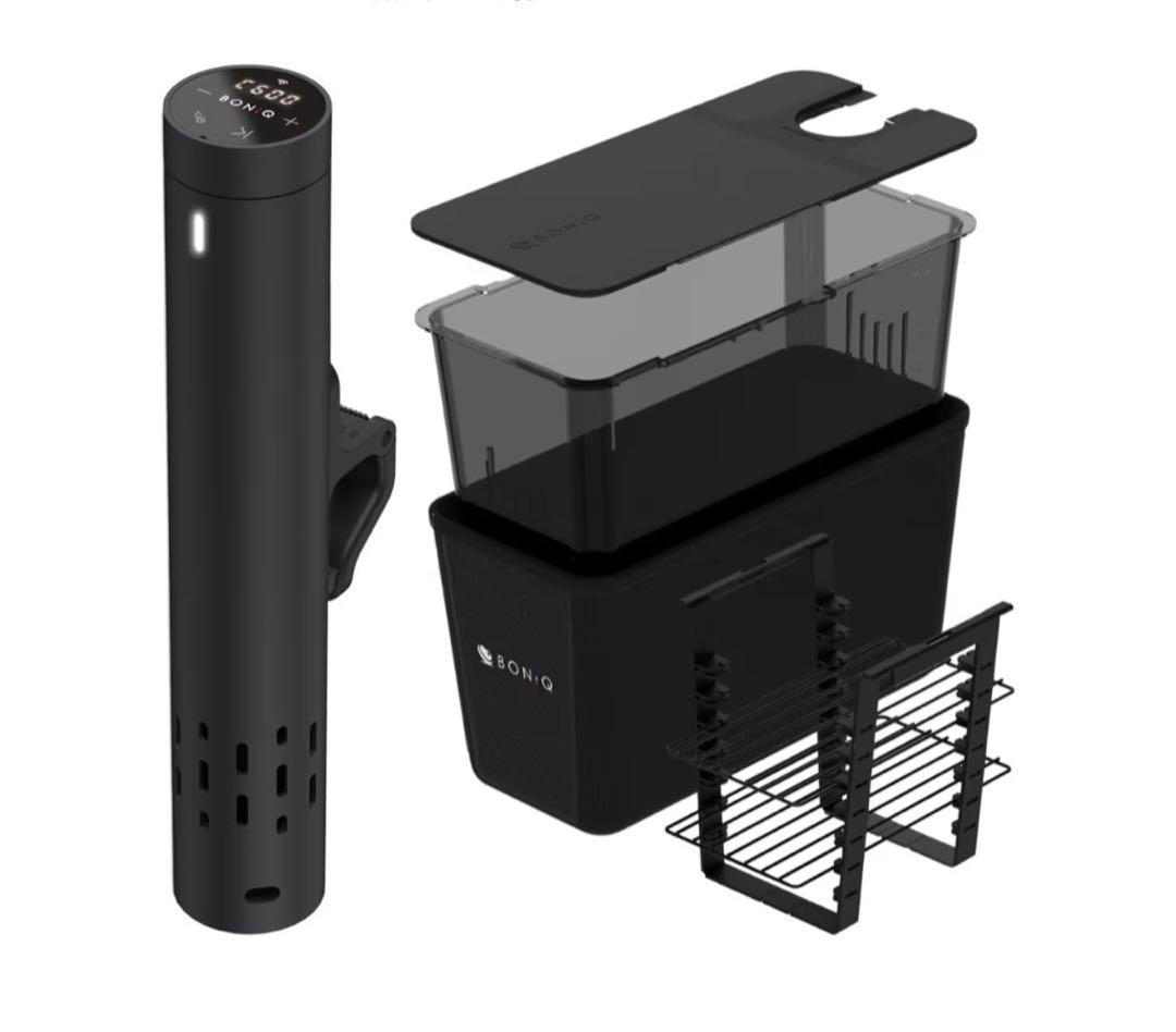 [新品未使用]低温調理器 BONIQ 3.0 7L ブラック コンテナセット