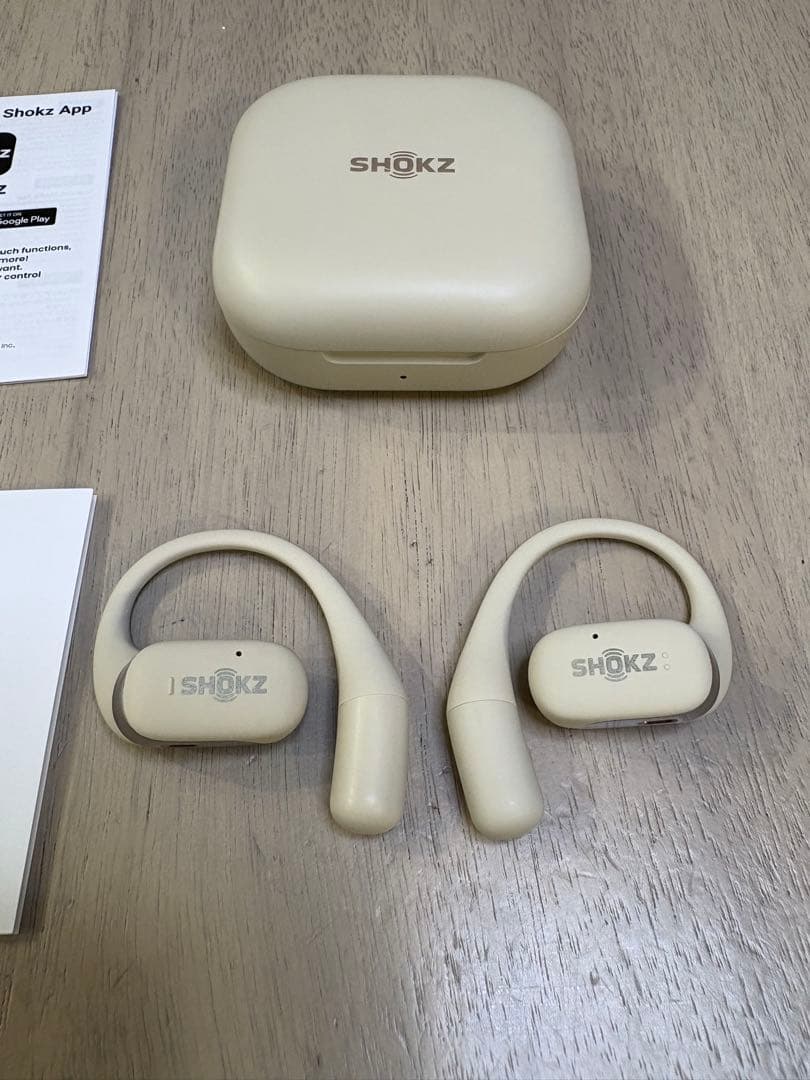 【JUSTDOIT様】SHOKZ OPENFIT ワイヤレスイヤホン ホワイト