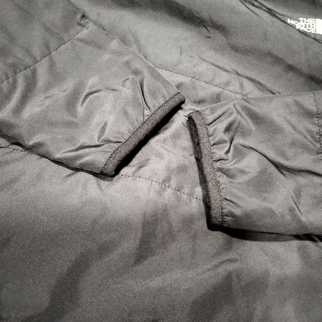 ✩ノースフェイス✩刺繍ロゴライトダウンジャケット　レディースL ブラック