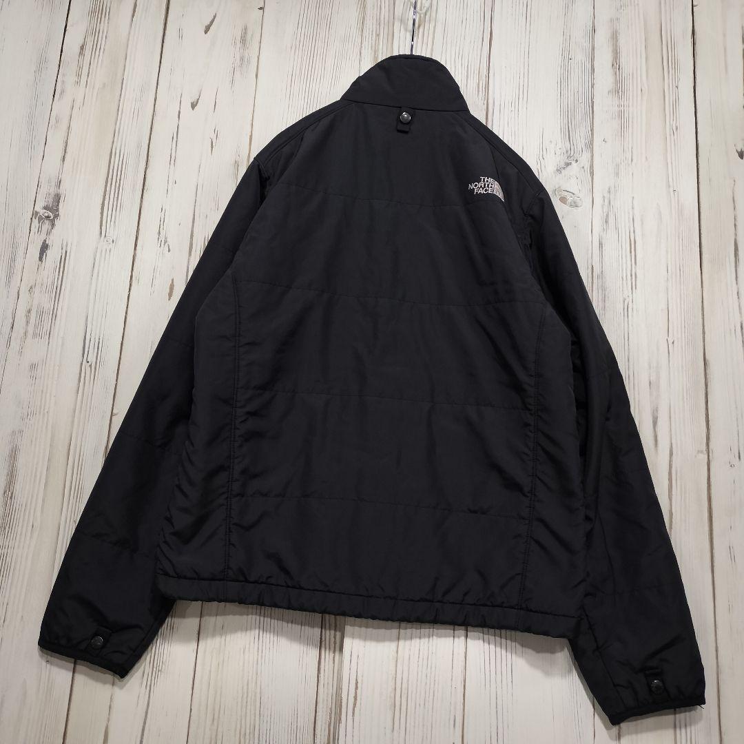 ✩ノースフェイス✩刺繍ロゴライトダウンジャケット　レディースL ブラック