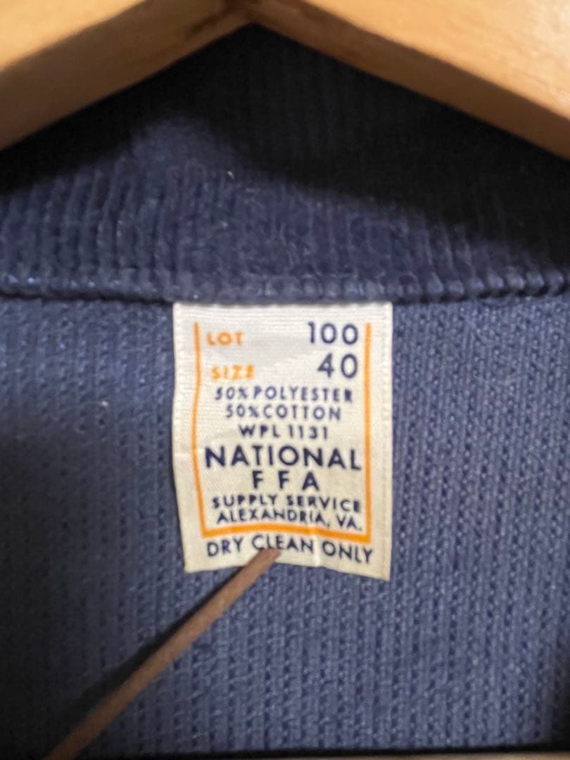 70s FFA ジャケット ネイビー ヴィンテージ