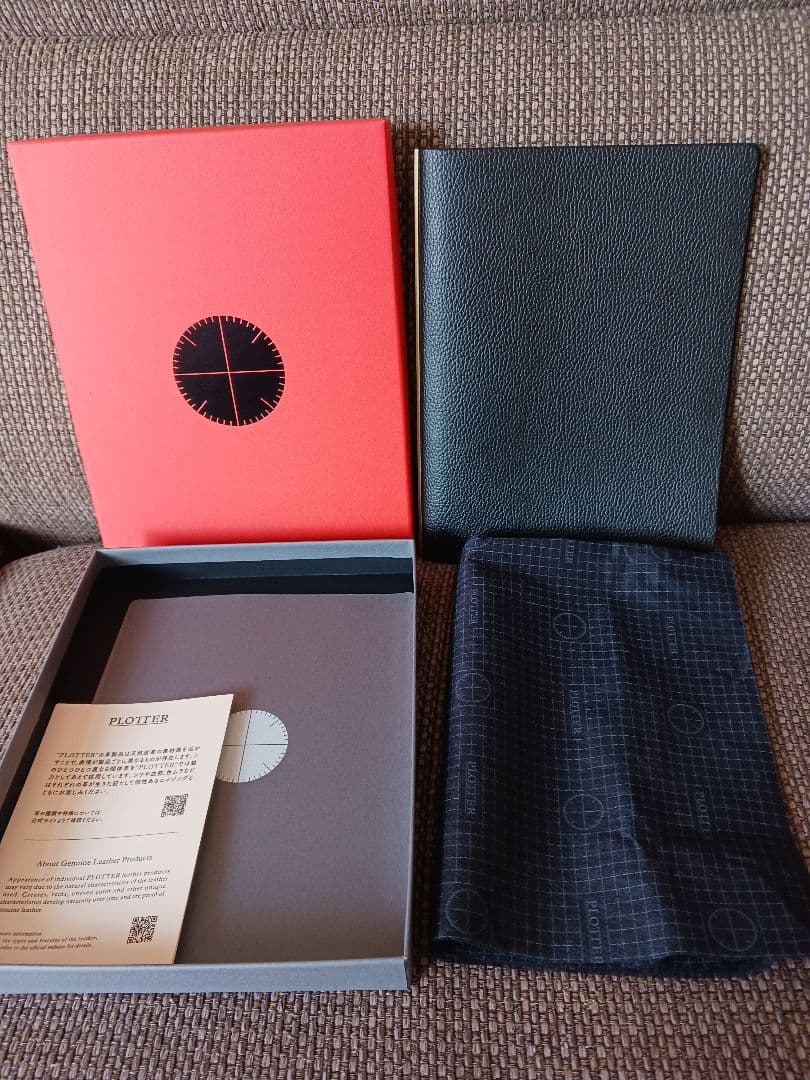 【新品未使用】PLOTTER プロッター 6穴リングレザーバインダー A5サイズ