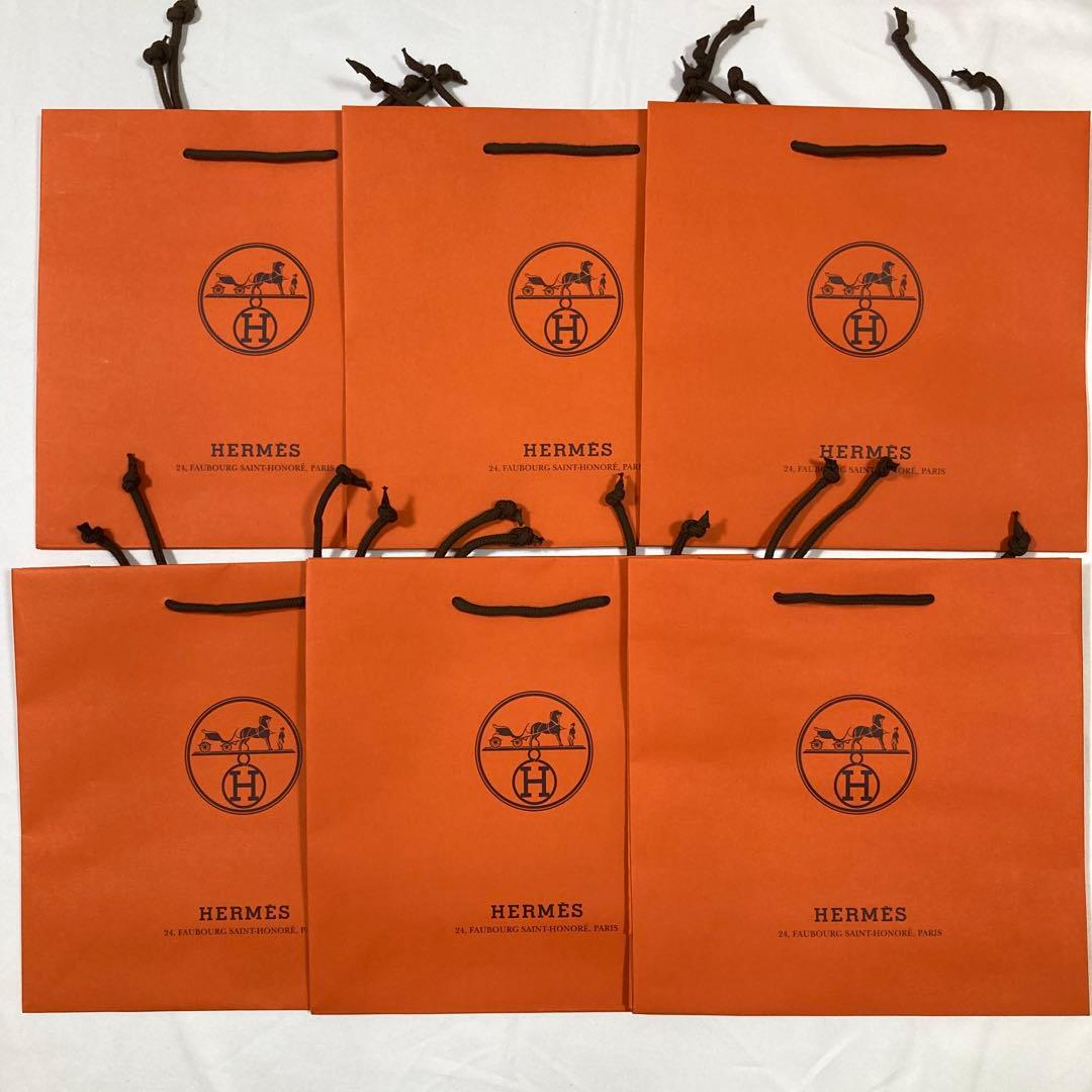 エルメス　ショッパー　紙袋　30枚　中サイズ　30x30