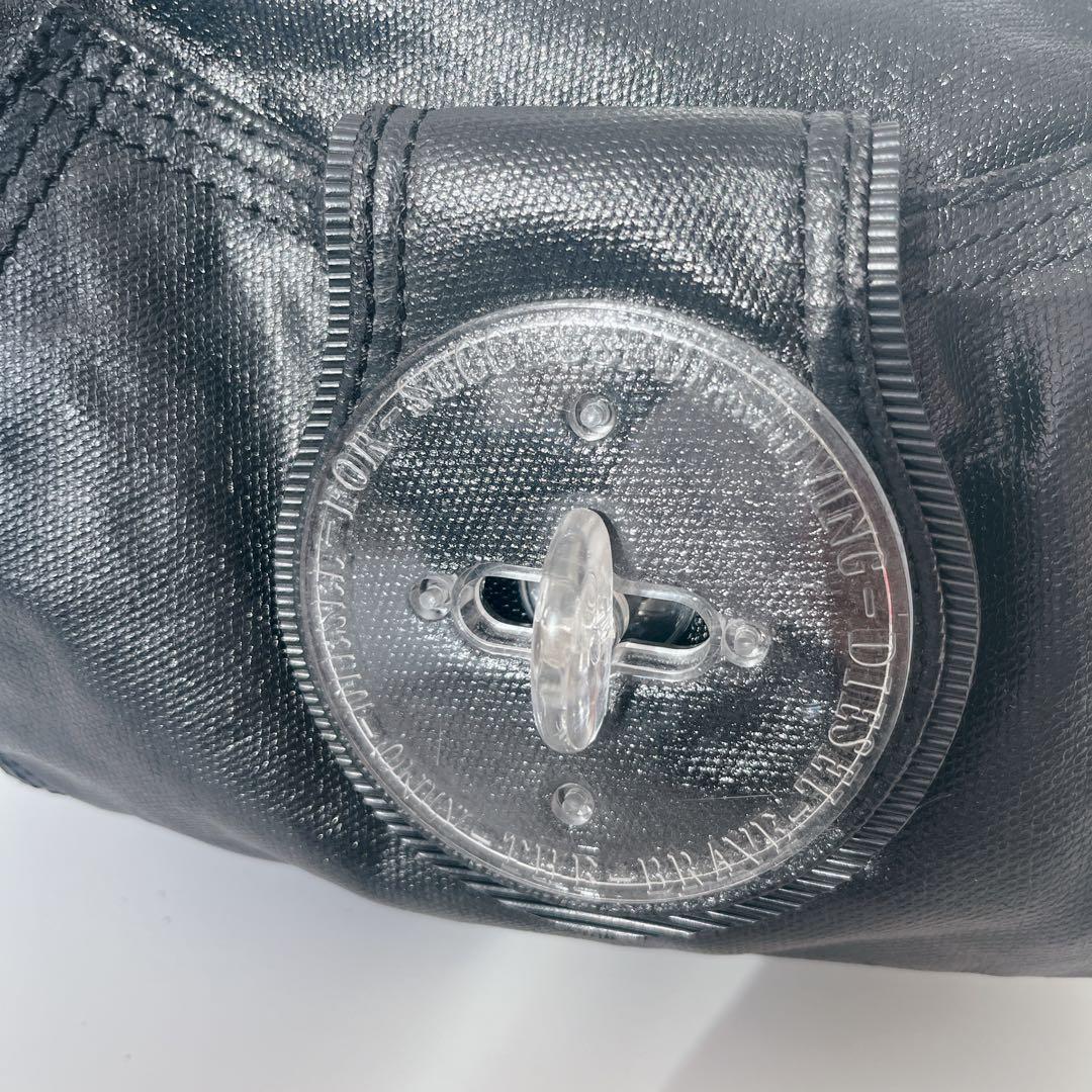 DIESELディーゼル ワンショルダーバッグ ターンロック ブラック y2k