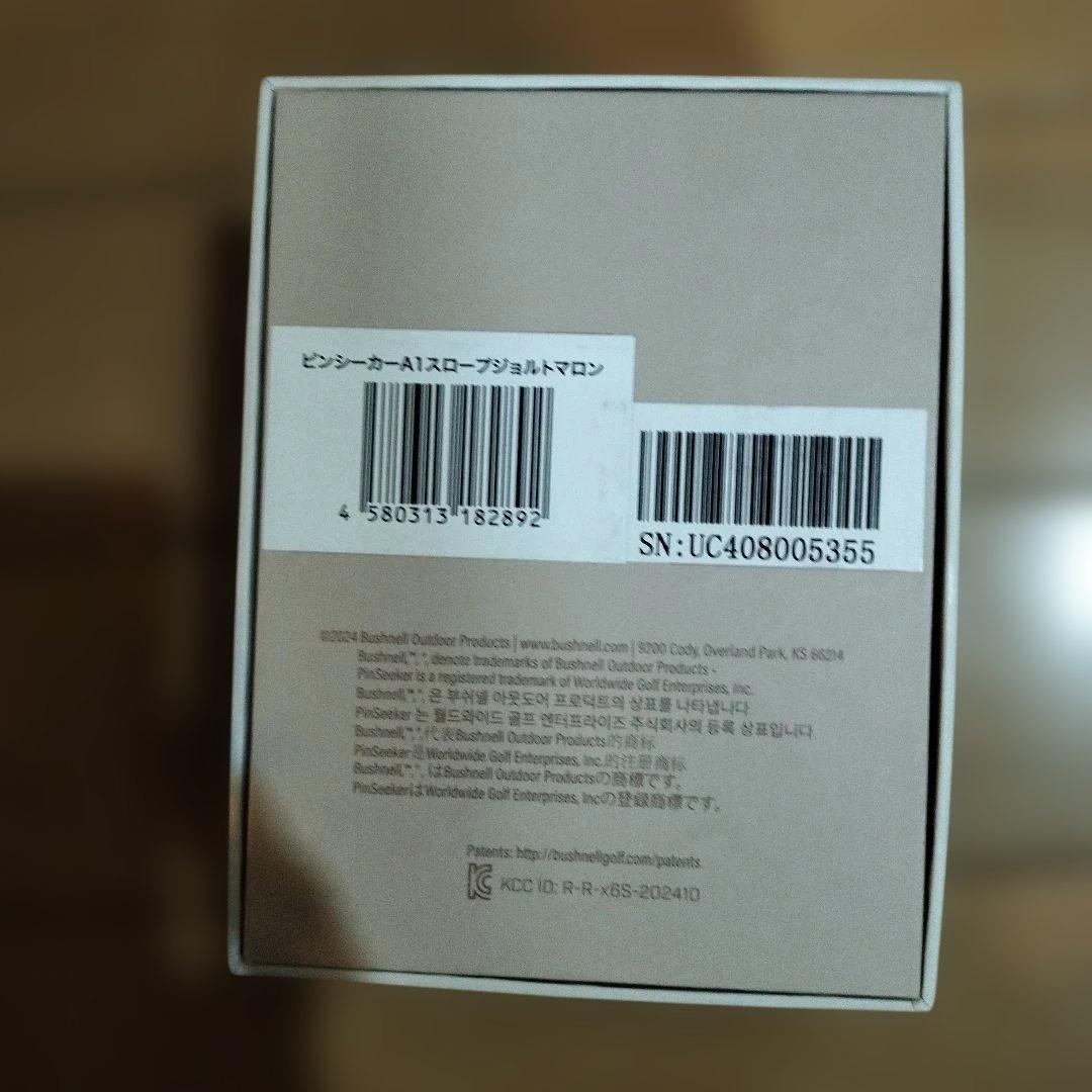 23⑫ブッシュネルレーザー距離計 ピンシーカー A1スロープジョルト マロン