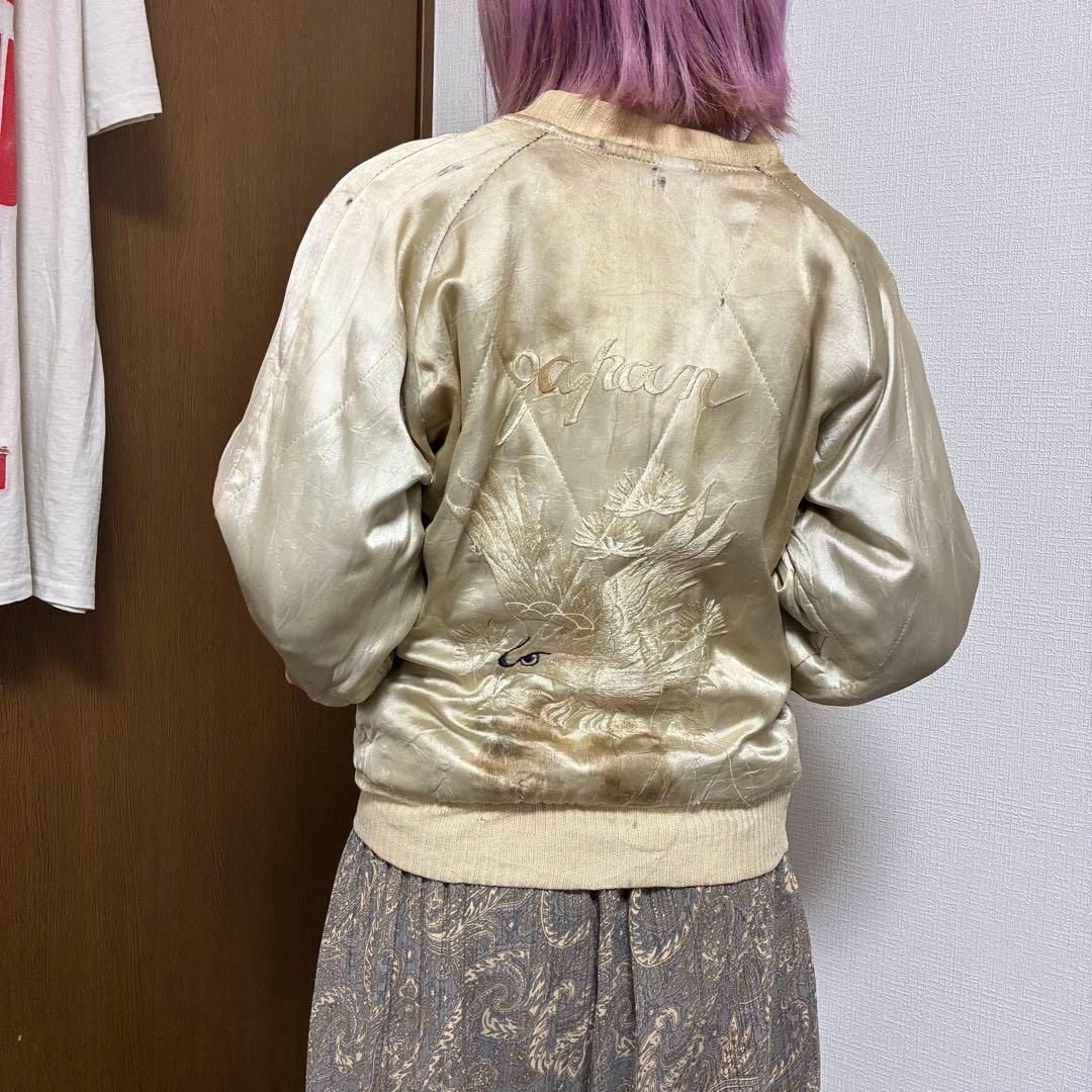 美品\"50s~ スカジャン 別珍 白虎 vintage スペシャル‼️