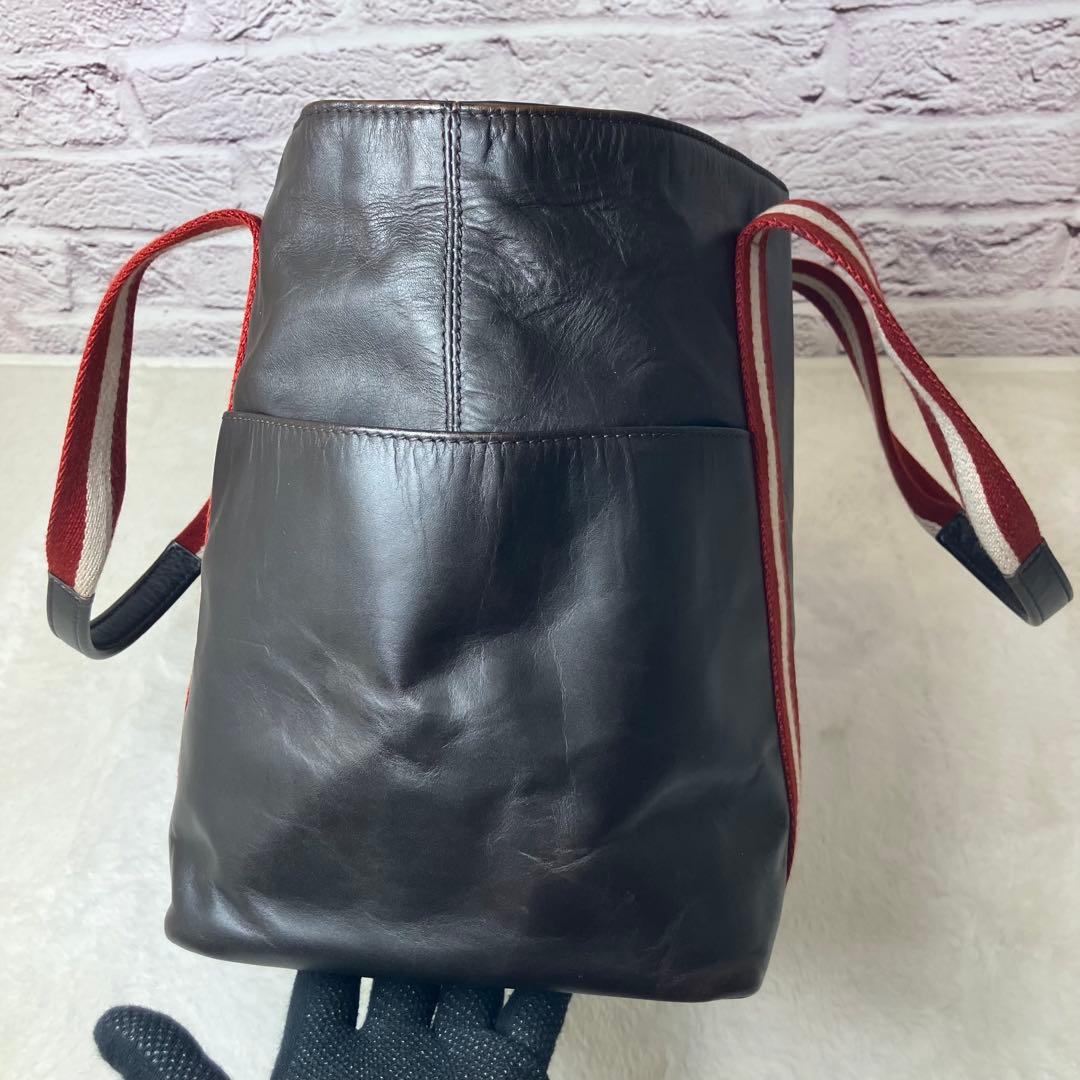 バリー✨トレインスポッティング A4 サイドポケット トートバッグ 本革 レザー