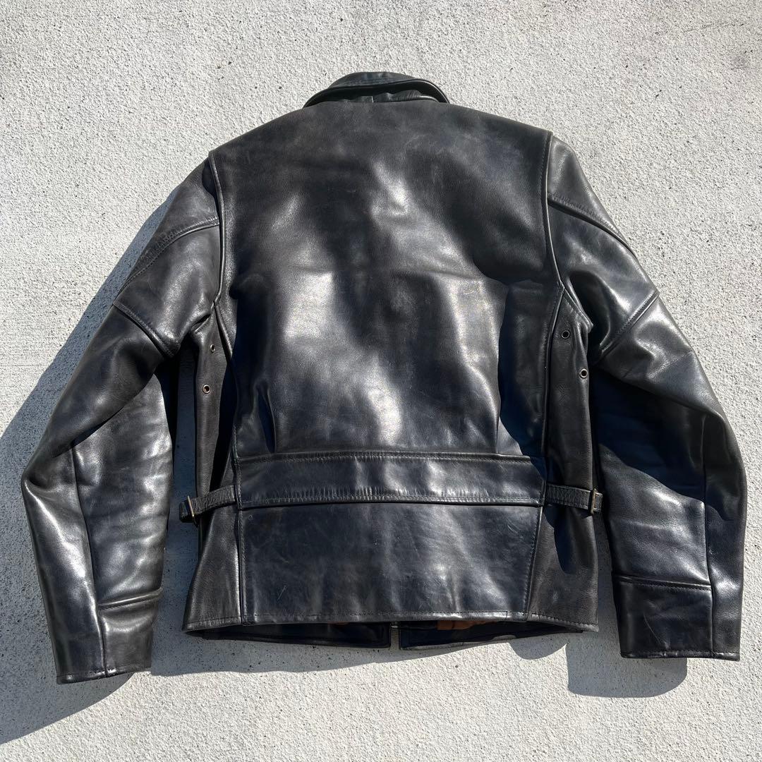 Blue Cross　ブルークロス　ヴィンテージ　カウハイドレザージャケット　黒