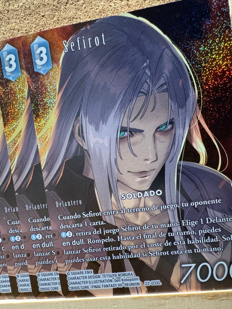 FFTCG セフィロス フルアートプレミアム スペイン語版 4枚セット
