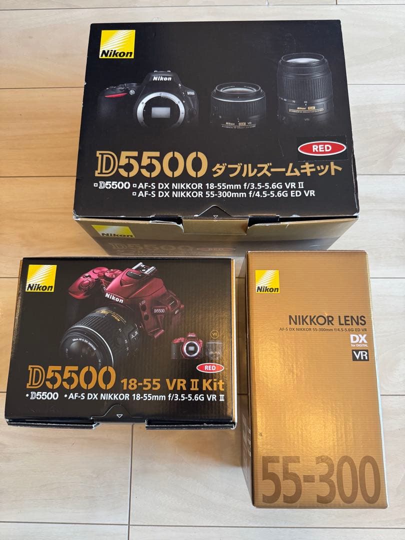 新品級美品 D5500 ダブルズームキット