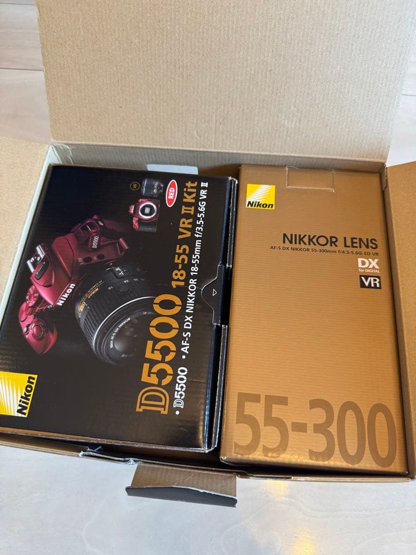 新品級美品 D5500 ダブルズームキット