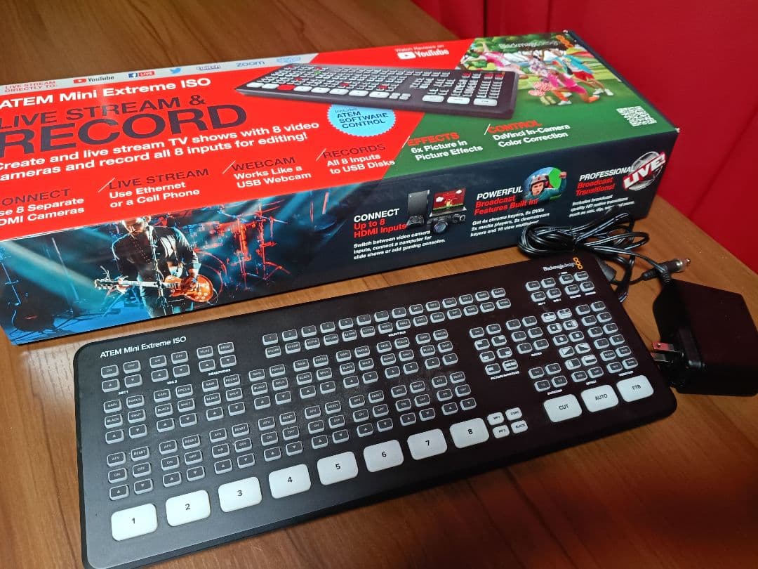 【最終値下】ATEM Mini Extreme ISO ライブストリーミング機器