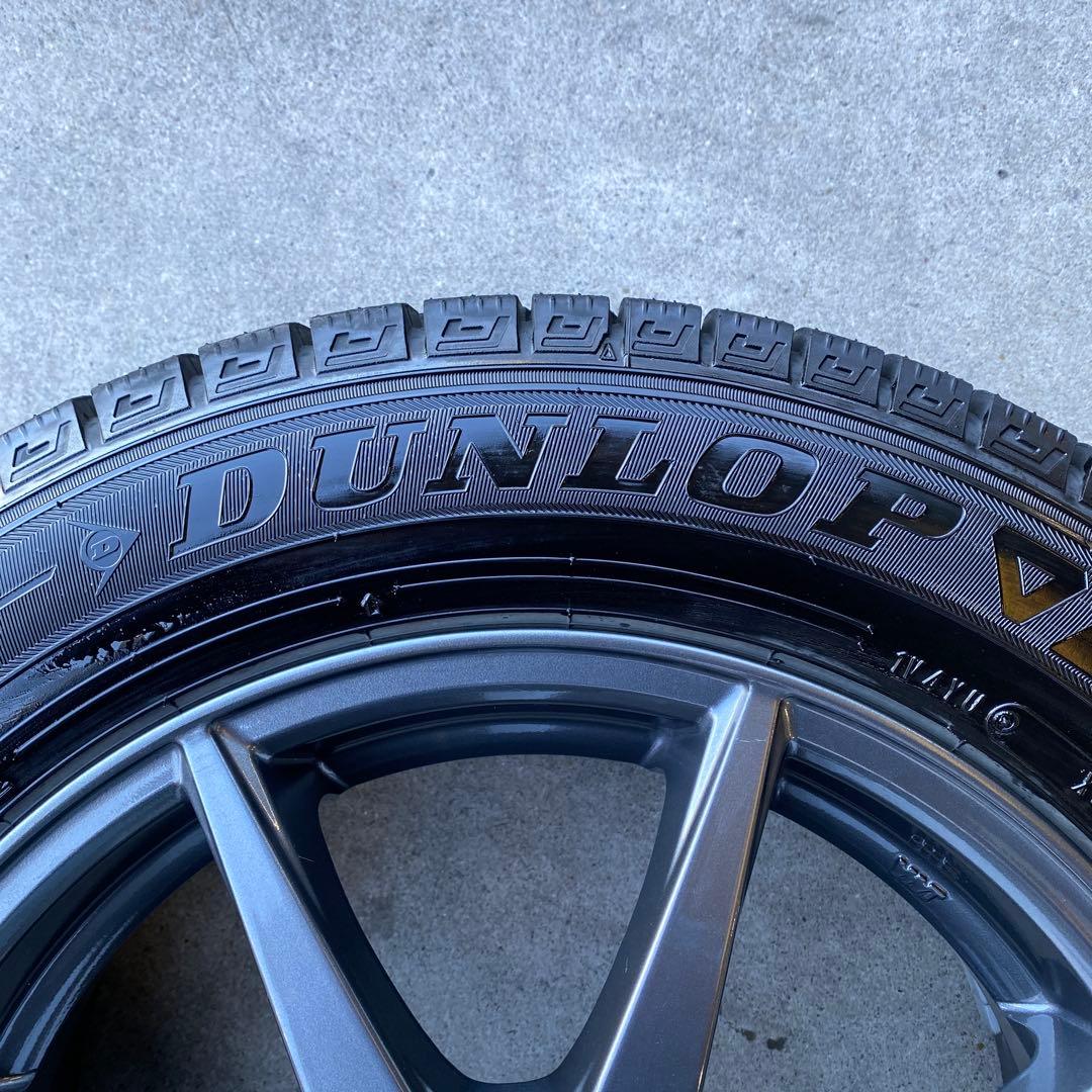 中古バリ溝ダンロップスタッドレスセット175/65R15 アクア、フィット等