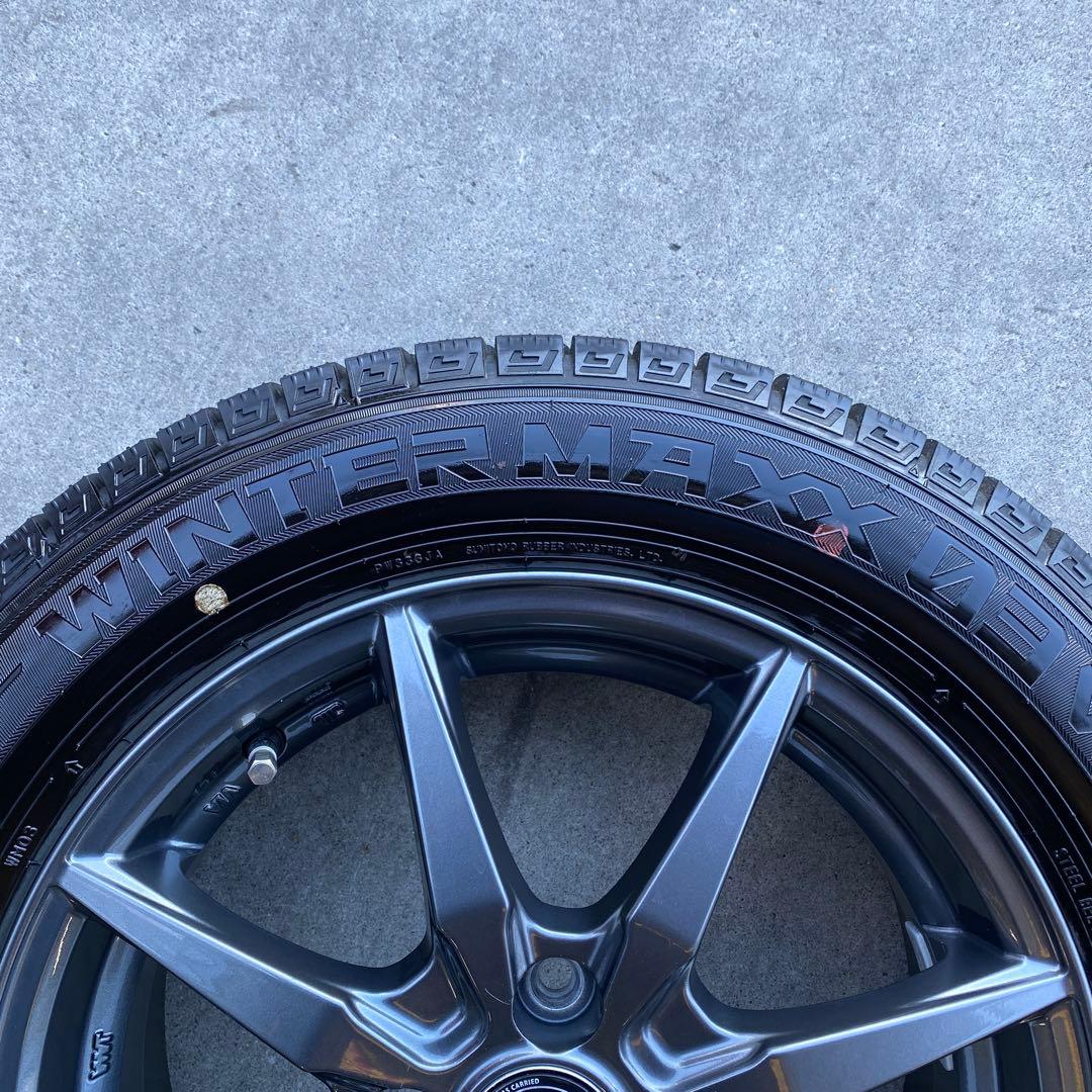 中古バリ溝ダンロップスタッドレスセット175/65R15 アクア、フィット等