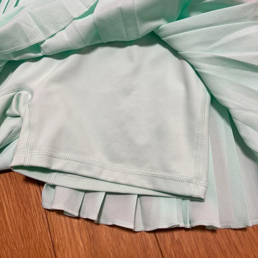 Nike プリーツスカート ミントグリーン　テニススコート