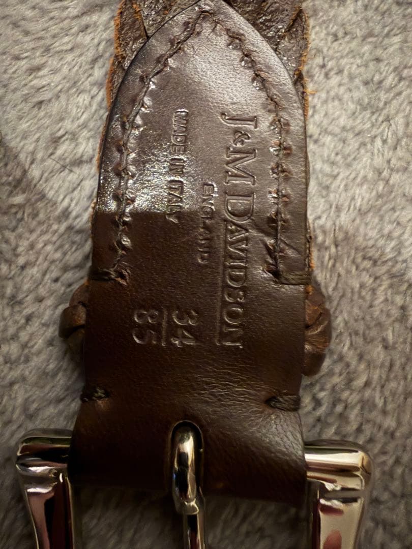 ジェイ&エム デヴィッドソン/J&M DAVIDSON 　レザーベルト　85