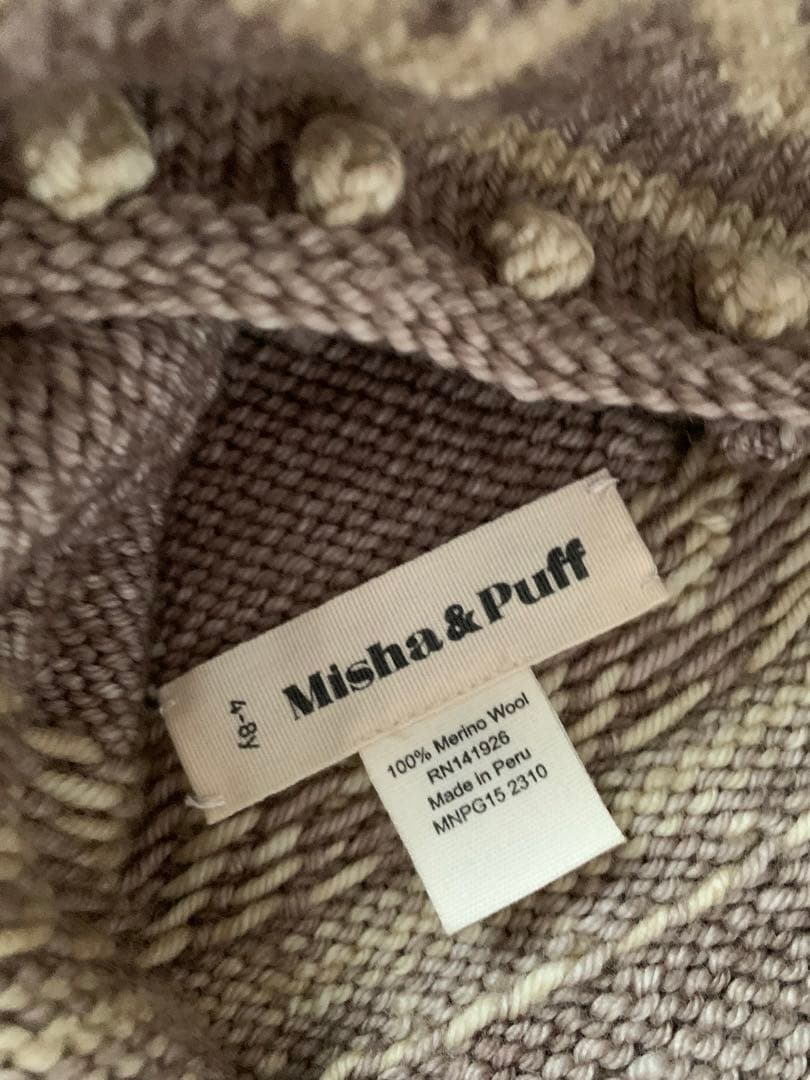 帽子 misha and puff pointy 4-8Y