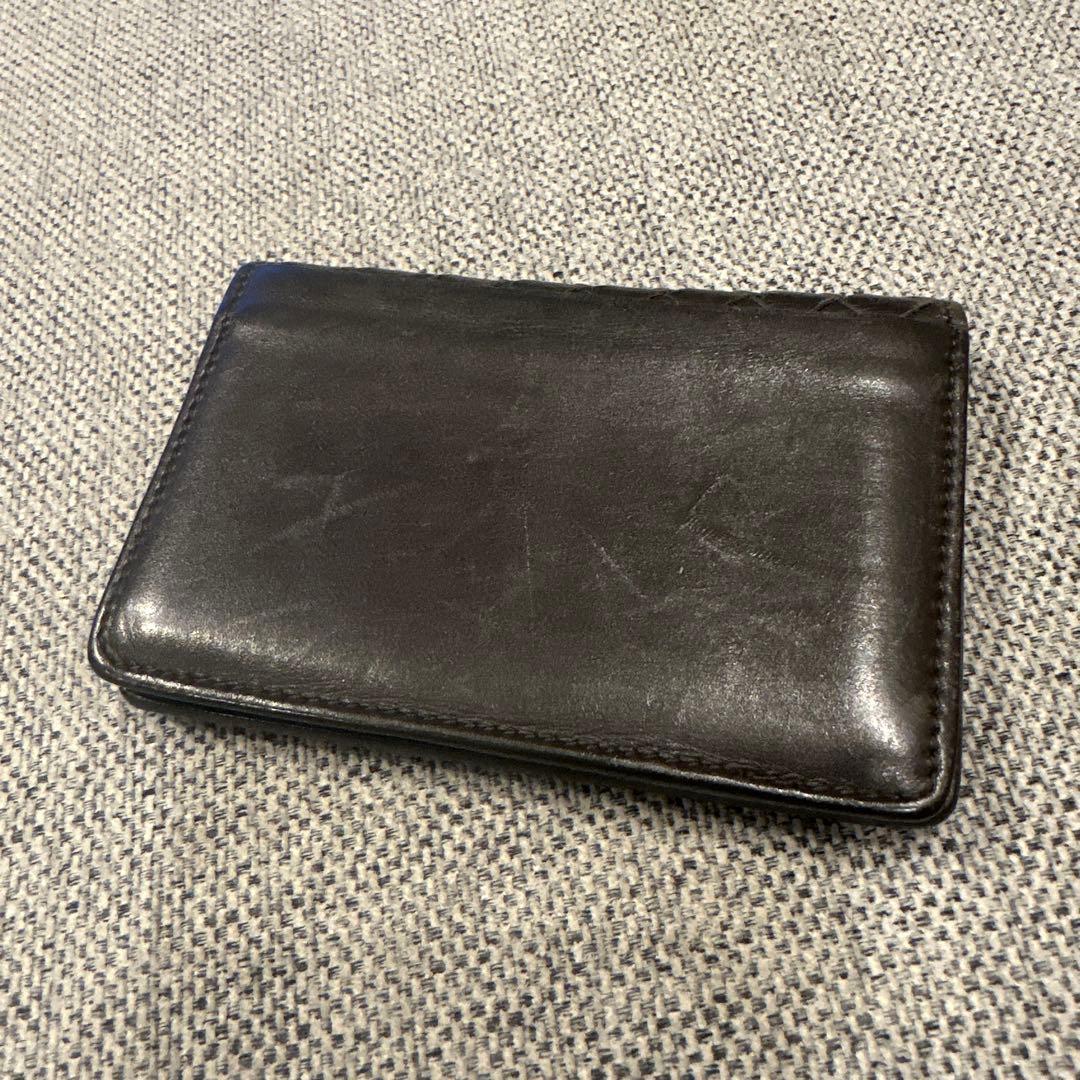 ボッテガヴェネタ　名刺入れ　ブラウン