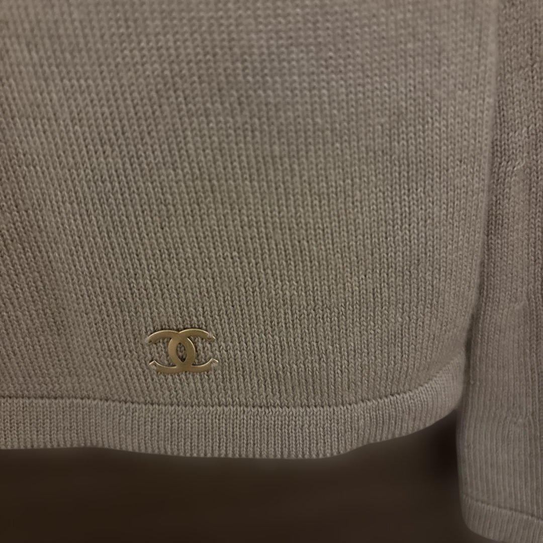 CHANEL ベージュ ニットセーター サイズ42