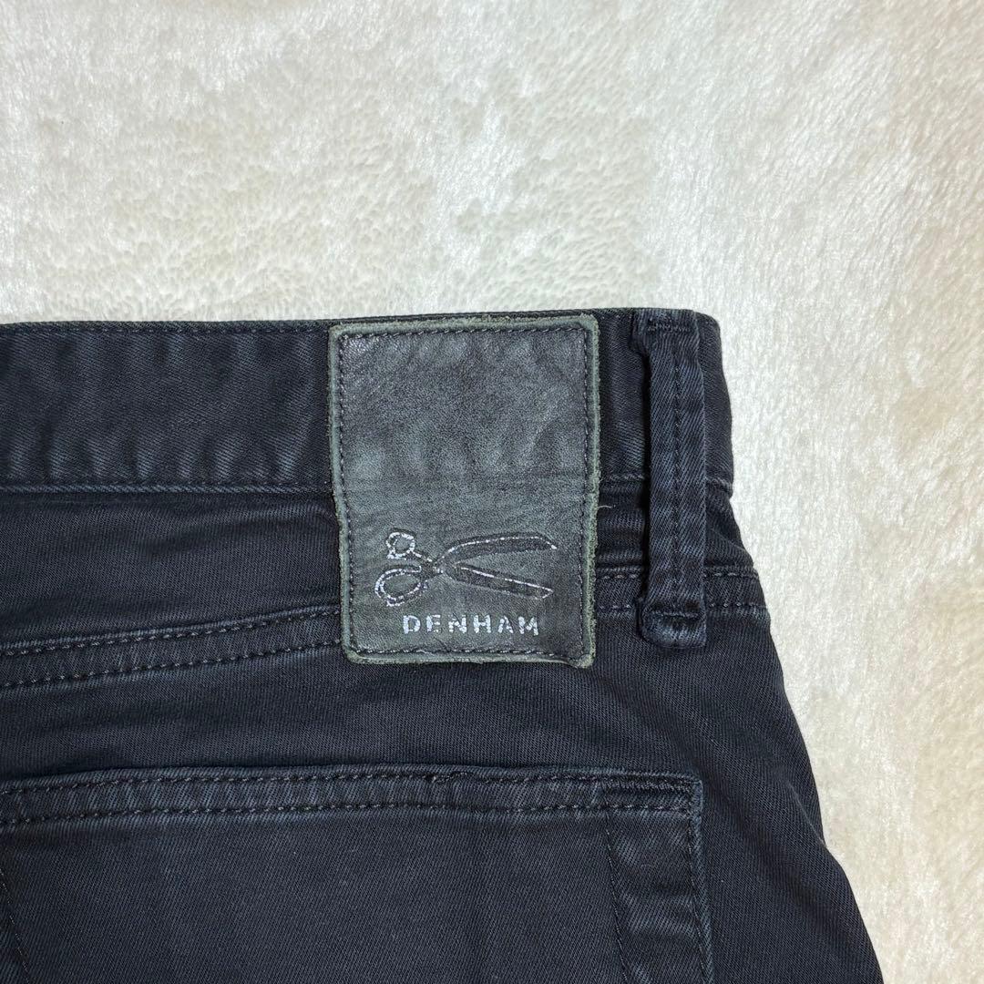 カラス デンハム RAZOR ルーマニア製 W32 L34 ブラック