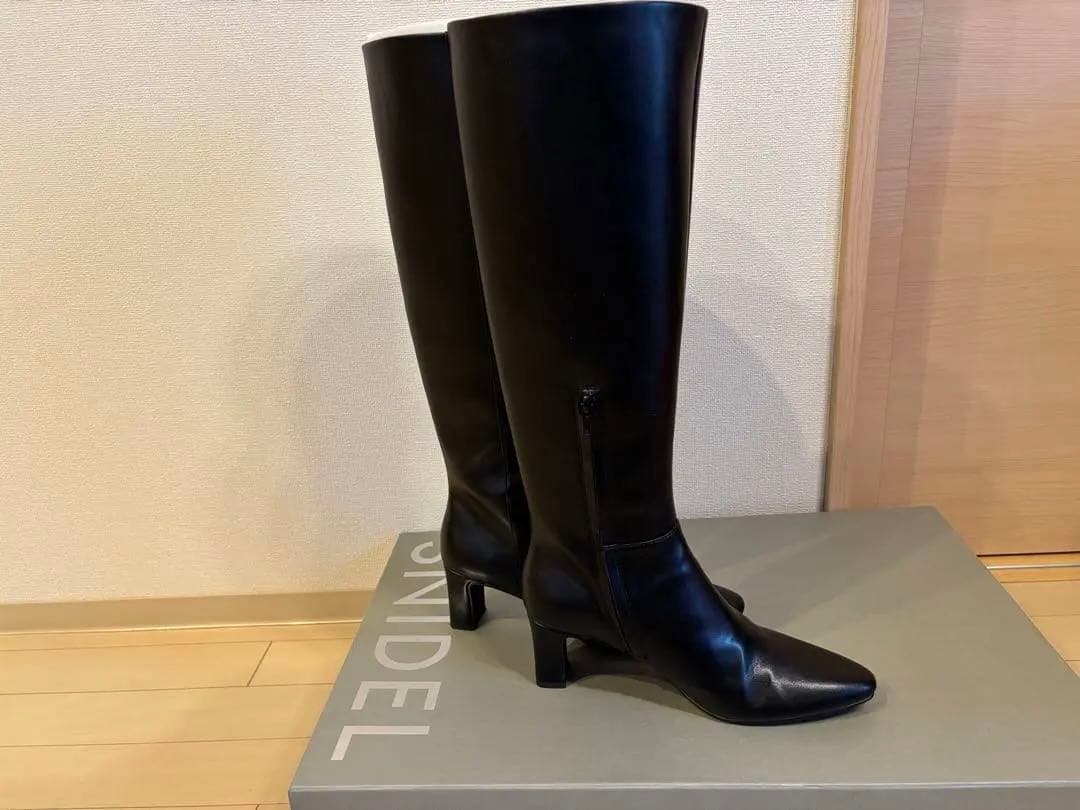 SNIDEL ブラック ロングブーツ