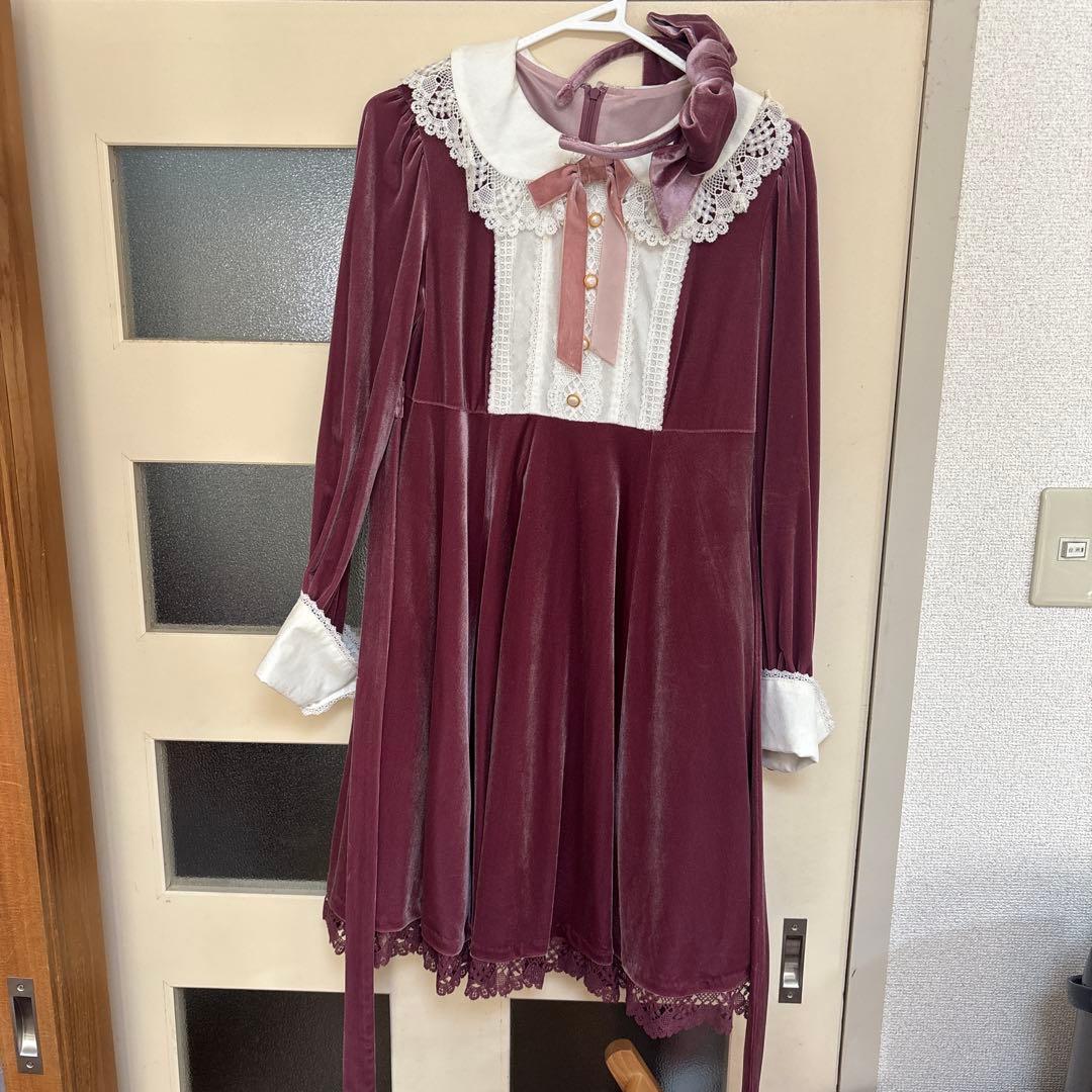 アンジェリックプリティ　長袖ワンピース・カチューシャセット