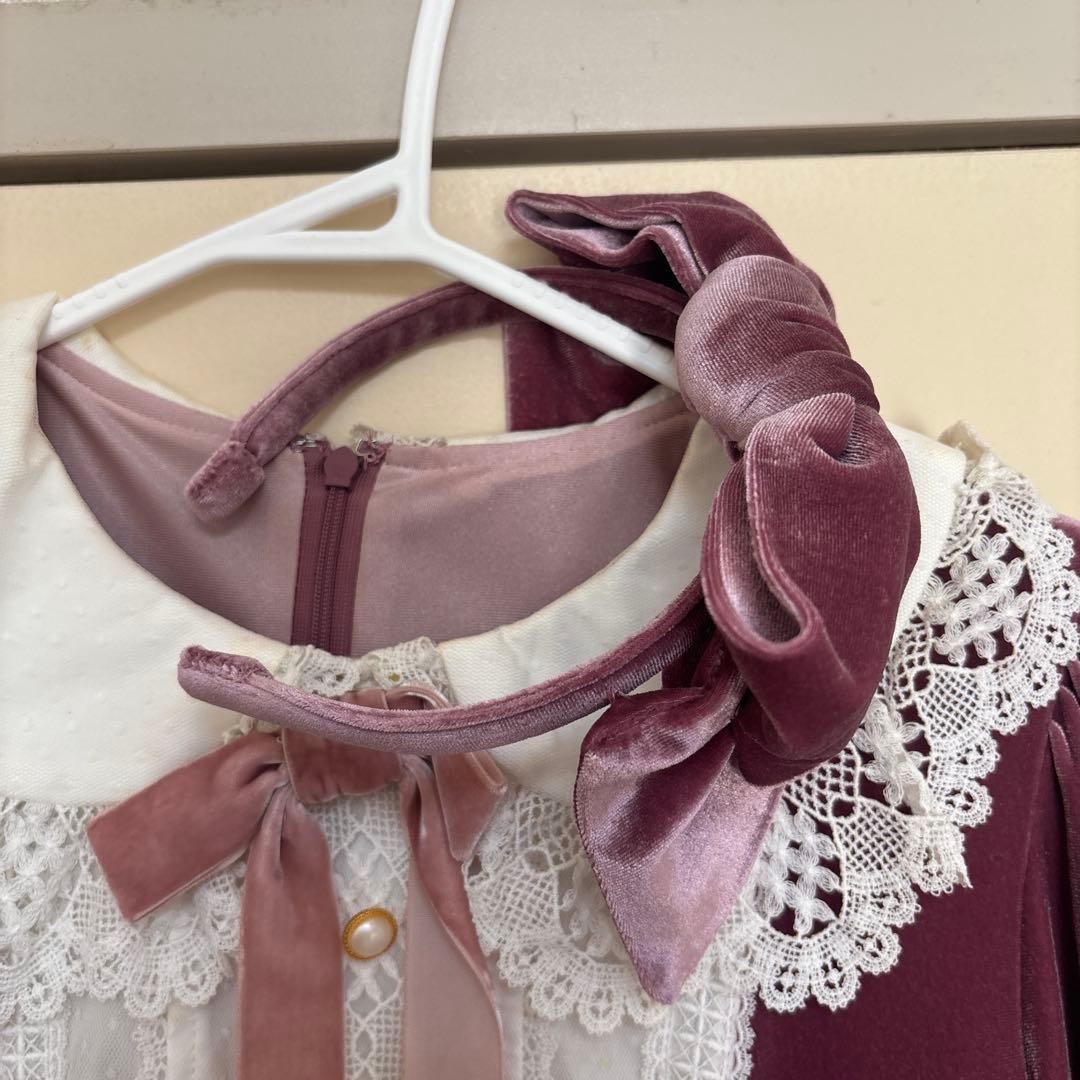 アンジェリックプリティ　長袖ワンピース・カチューシャセット