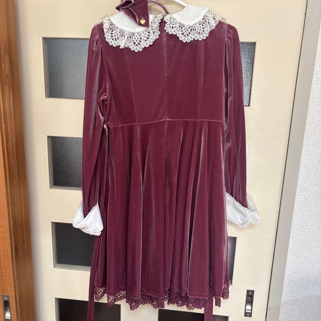 アンジェリックプリティ　長袖ワンピース・カチューシャセット