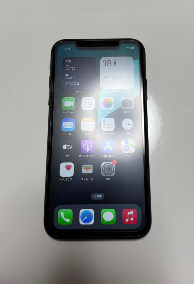 iPhoneXR 64GB ブラックSIMロック解除済み