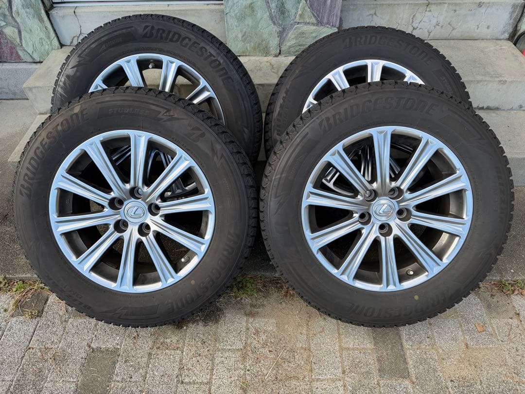 レクサス　NX 純正　17インチ スタッドレスホイールセット　空気センサー付き
