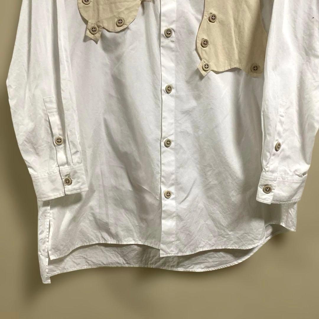 2021AW ヨウジヤマモト LOOK着用 パッチワークシャツ