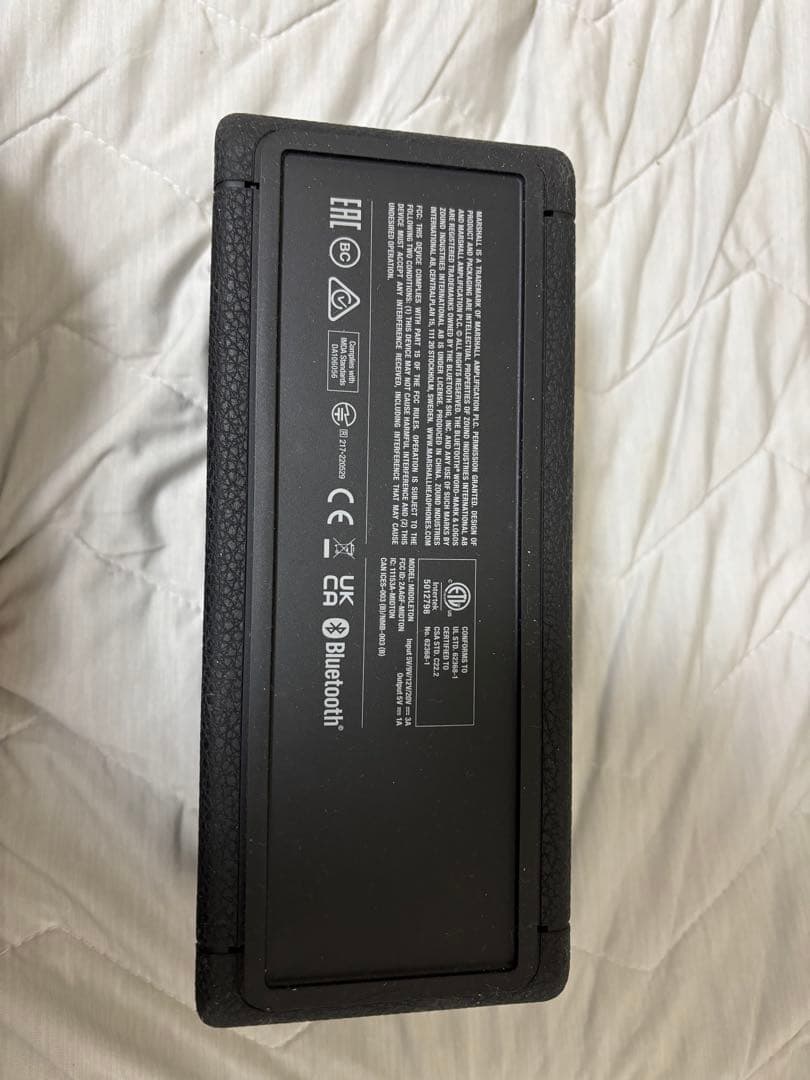 Marshall ブラック ワイヤレススピーカー