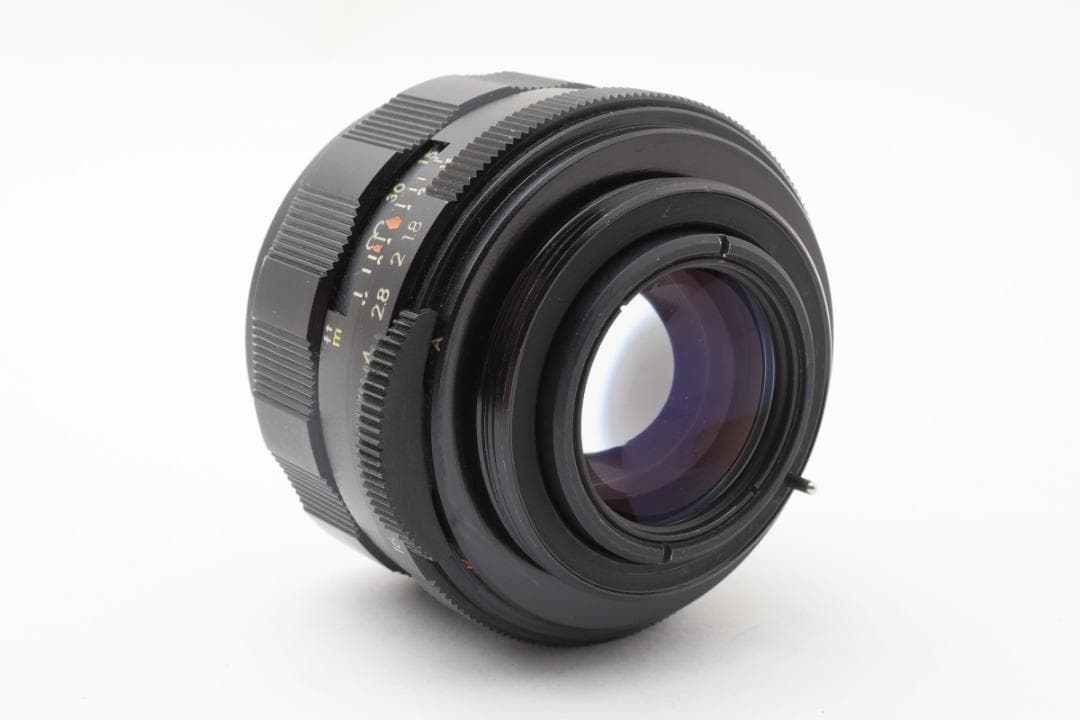 【前期型】 Super Takumar 55mm F1.8 フード付 Y014