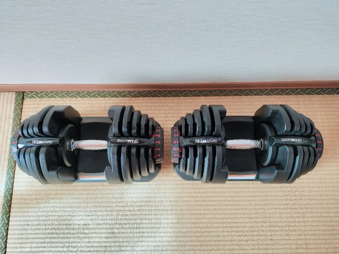 BARWING 可変式ダンベル 40kg x 2個セット★2/2