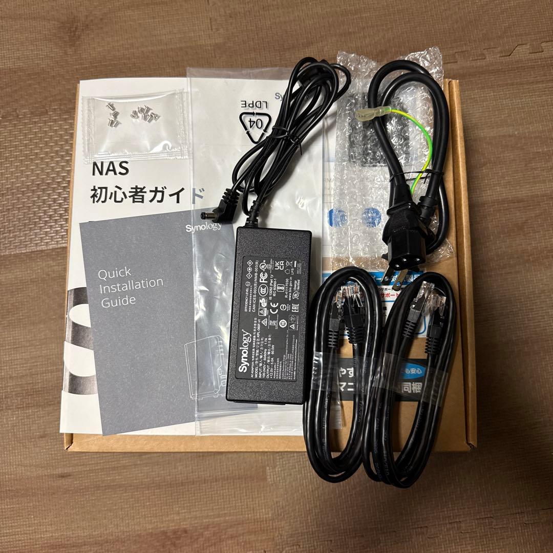 Synology NAS DS220+ 8GBメモリ増設 HDDなし 2ベイ