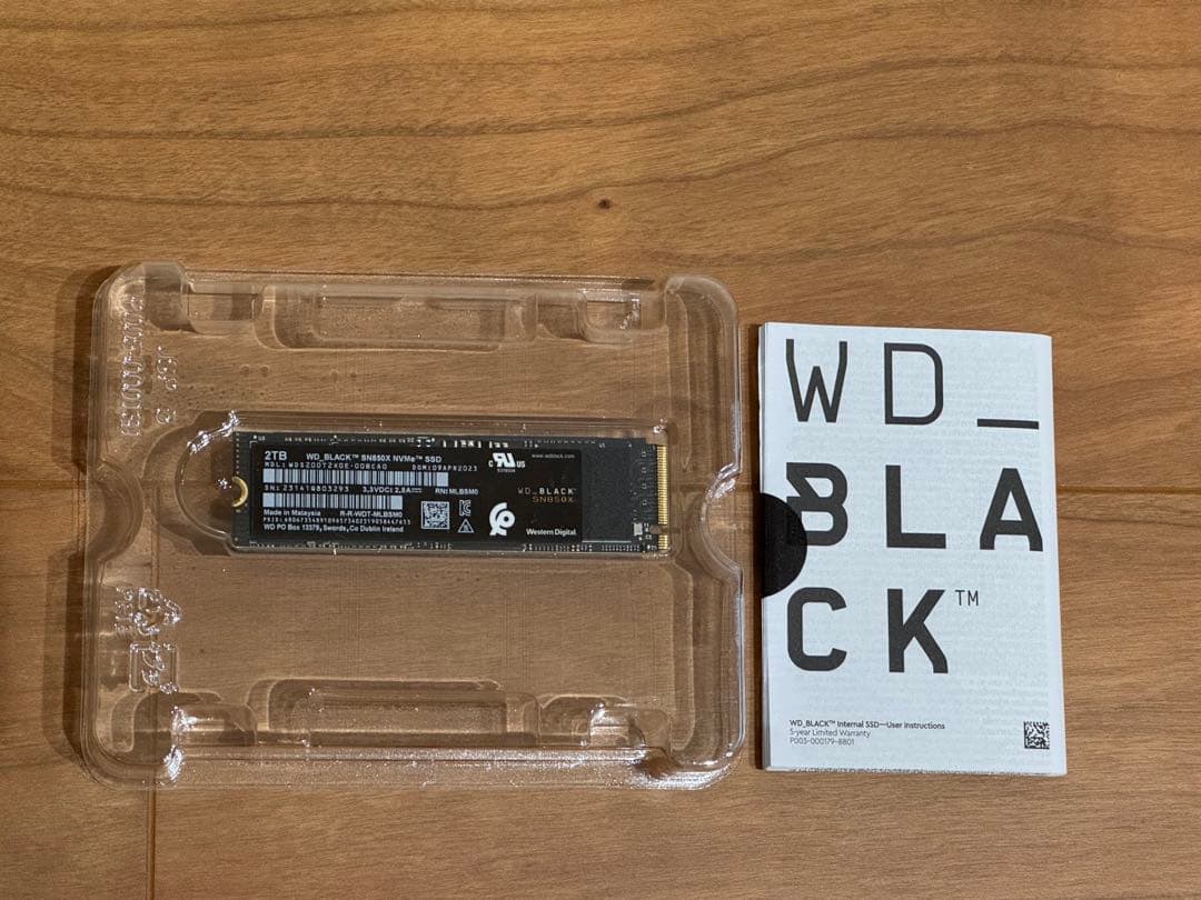 内蔵型SSD WD_BLACK SN850X 2TB SSD