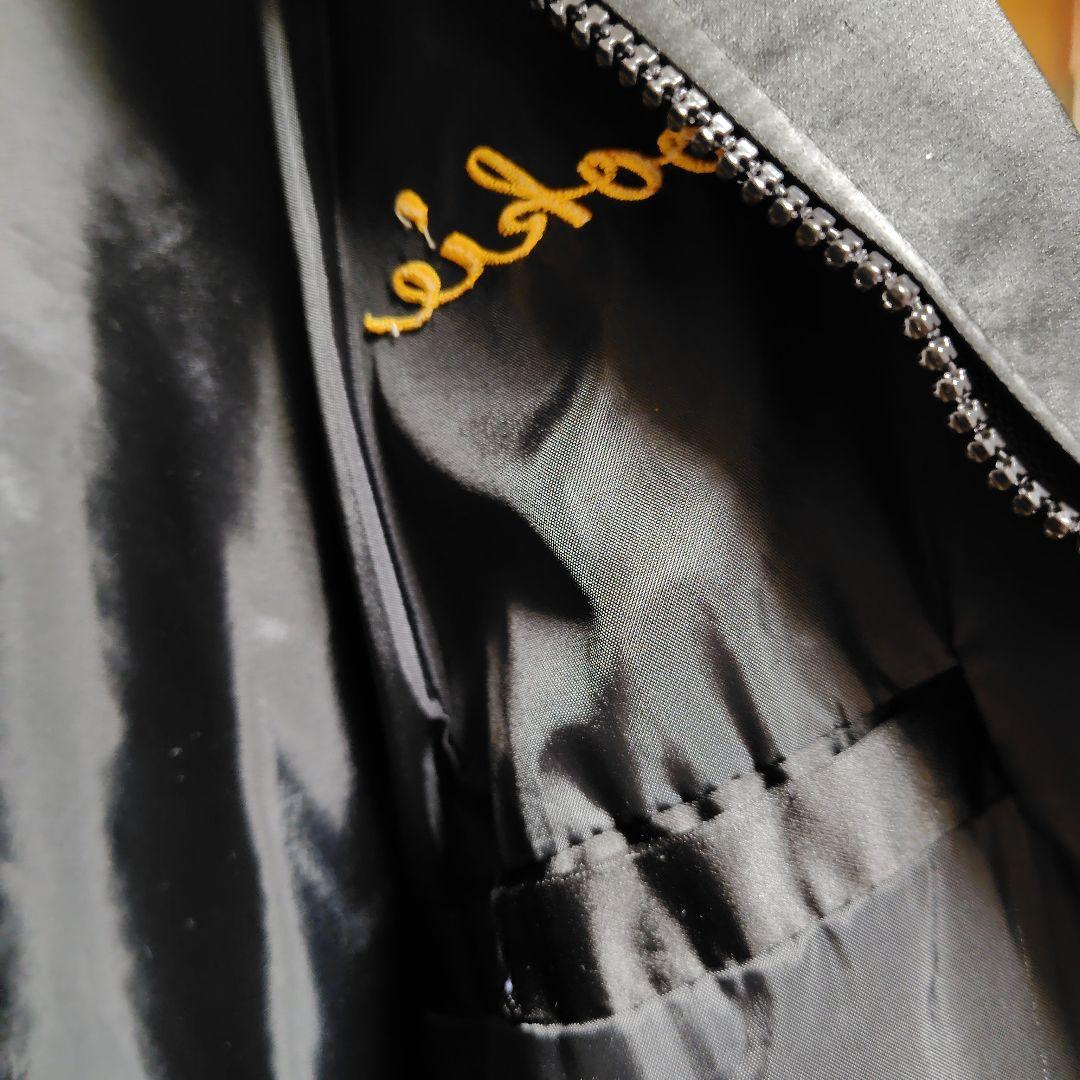 スーベニアジャケット　黒　JAPAN　星条旗　　龍　ベトジャンコリジャン　韓国製