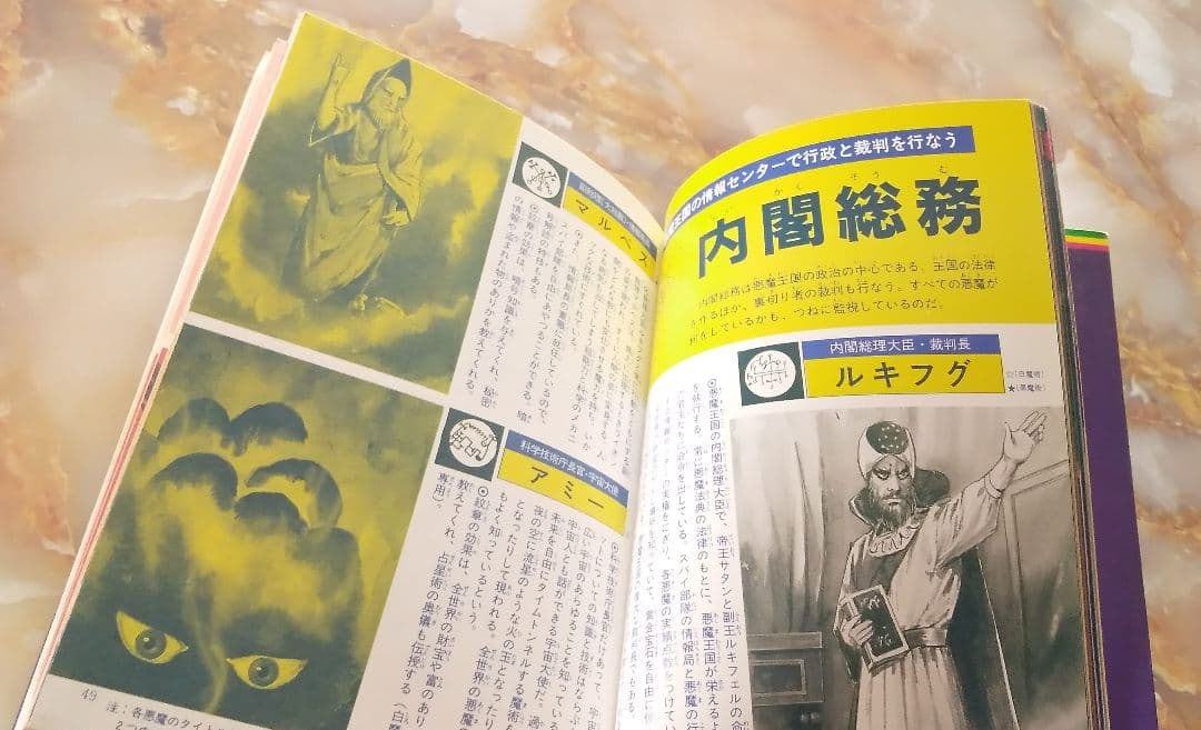 悪魔王国の秘密　恐怖の黒魔術と悪魔軍団の世界!!　佐藤有文